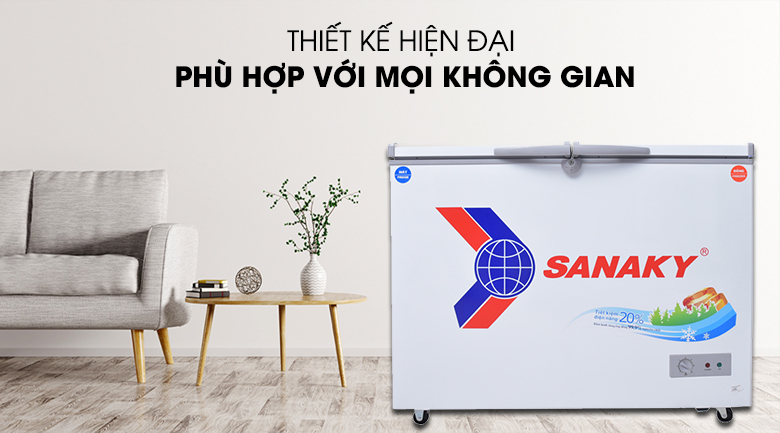 Tủ đông hiện đại, phù hợp với mọi không gian nhà - Tủ đông Sanaky VH-2899W1 Tủ đông hiện đại, phù hợp với mọi không gian nhà - Tủ đông Sanaky VH-2899W1