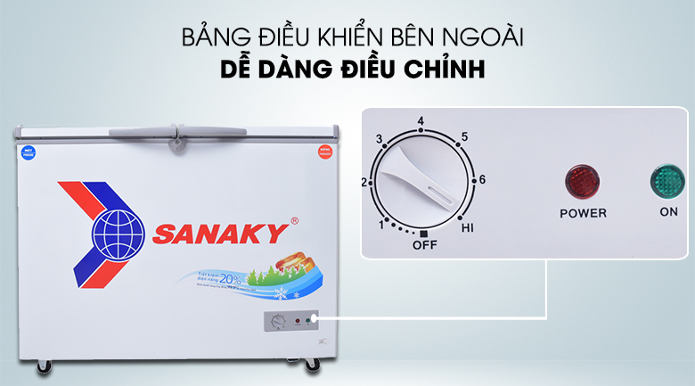 Nút điều chỉnh nhiệt độ - Tủ đông Sanaky VH-2899W1 Nút điều chỉnh nhiệt độ - Tủ đông Sanaky VH-2899W1