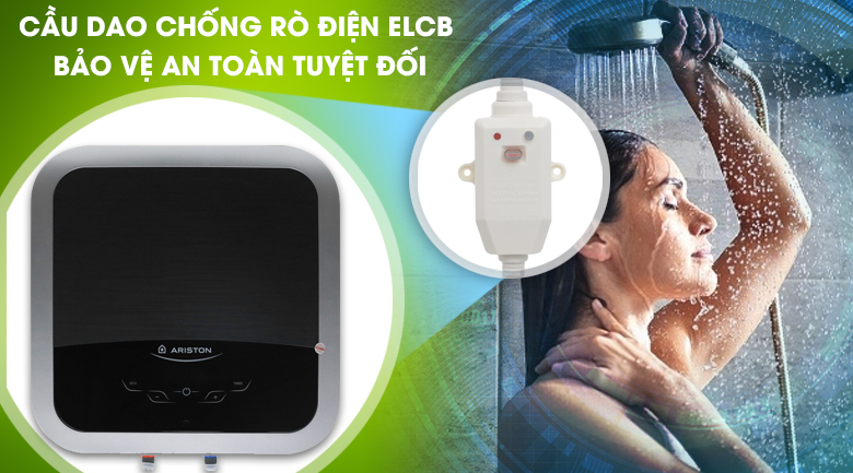 Cầu dao ELCB - Bình nóng lạnh Ariston 30 lít AN2 30 TOP 2.5 FE Cầu dao ELCB - Bình nóng lạnh Ariston 30 lít AN2 30 TOP 2.5 FE