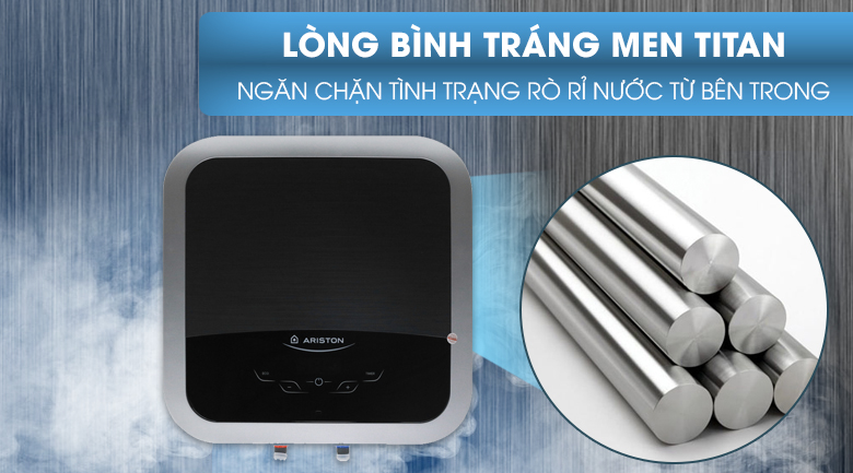Lòng bình tráng men titan - Bình nóng lạnh Ariston 30 lit AN2 30 TOP 2.5 FE Lòng bình tráng men titan - Bình nóng lạnh Ariston 30 lit AN2 30 TOP 2.5 FE