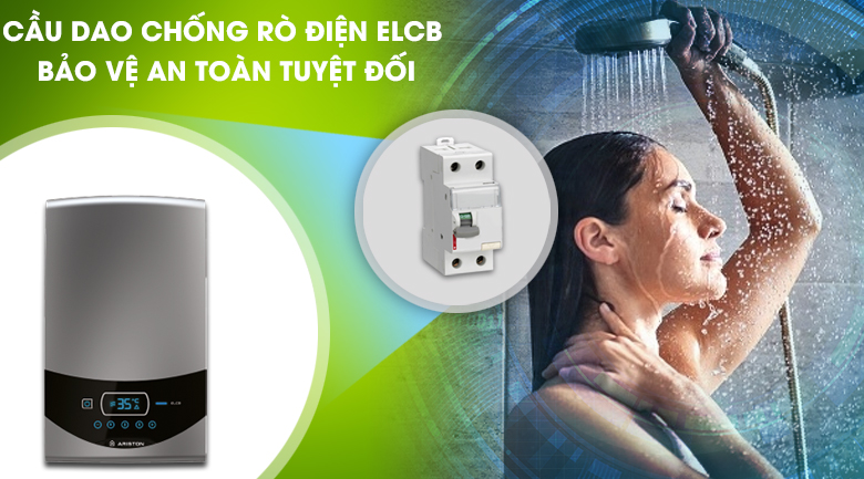 Cầu dao chống rò điện ELCB - Máy nước nóng Ariston ST45PE-VN Cầu dao chống rò điện ELCB - Máy nước nóng Ariston ST45PE-VN