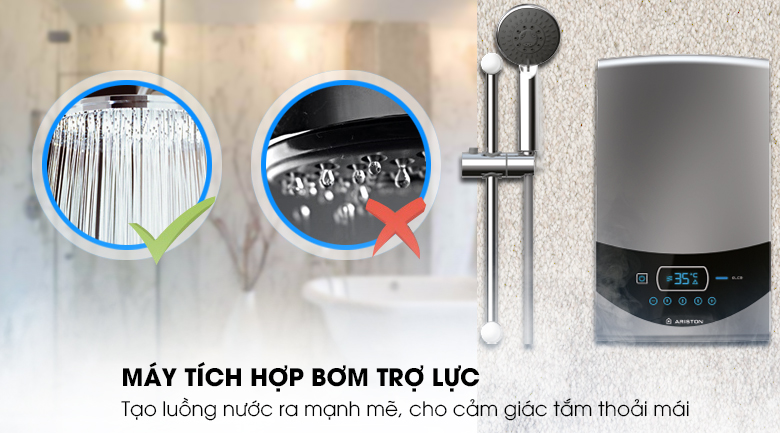 Bơm trợ lực - Máy nước nóng Ariston ST45PE-VN Bơm trợ lực - Máy nước nóng Ariston ST45PE-VN