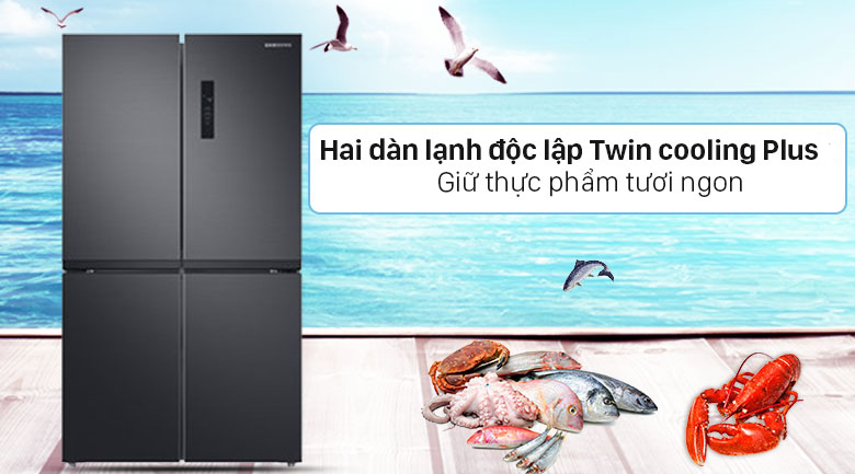 Tủ lạnh Samsung Inverter 488 lít RF48A4000B4 Tủ lạnh Samsung Inverter 488 lít RF48A4000B4