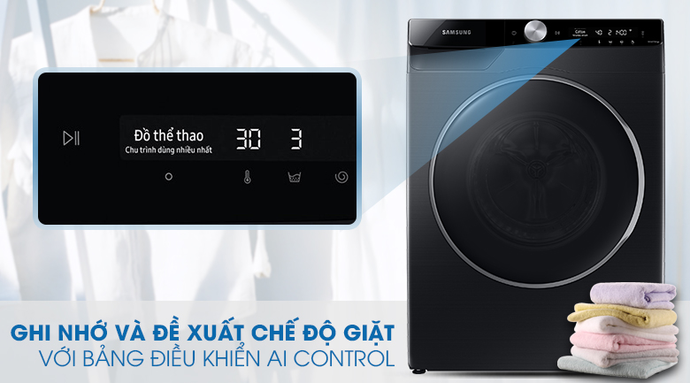 Máy giặt Samsung AI Inverter 9kg WW90TP44DSB Máy giặt Samsung AI Inverter 9kg WW90TP44DSB