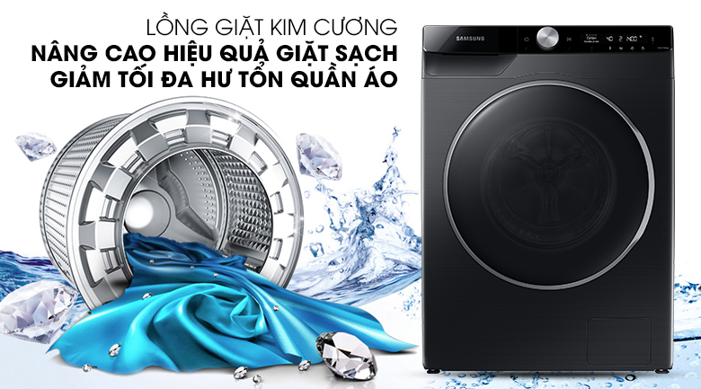 Máy giặt Samsung AI Inverter 9kg WW90TP44DSB Máy giặt Samsung AI Inverter 9kg WW90TP44DSB