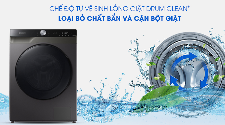 Máy giặt sấy Samsung AI Inverter 14kg WD14TP44DSB Máy giặt sấy Samsung AI Inverter 14kg WD14TP44DSB