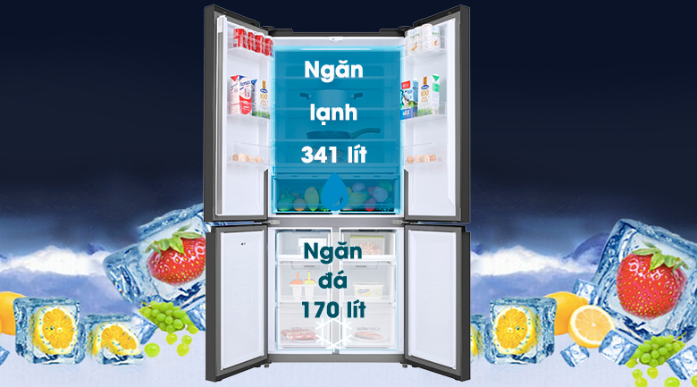 Tủ lạnh Toshiba Inverter 511 lít GR-RF610WE-PGV(22)-XK Tủ lạnh Toshiba Inverter 511 lít GR-RF610WE-PGV(22)-XK