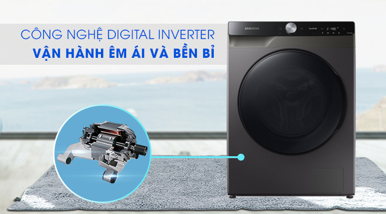 Máy giặt sấy Samsung AI Inverter 14kg WD14TP44DSB Máy giặt sấy Samsung AI Inverter 14kg WD14TP44DSB