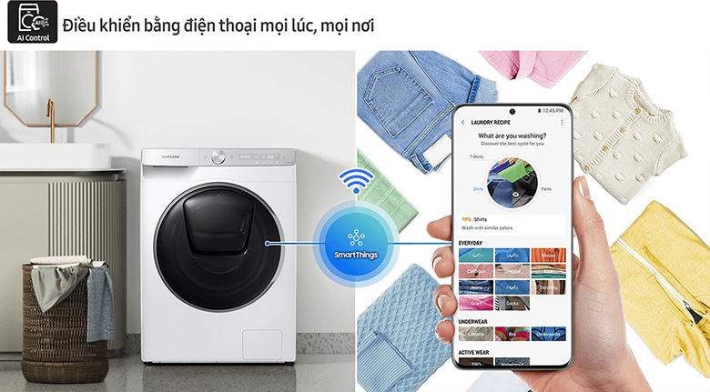 Máy giặt Samsung Inverter 10 kg WW10TP54DSH Máy giặt Samsung Inverter 10 kg WW10TP54DSH