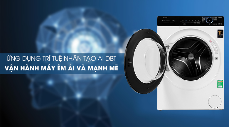 Máy giặt Aqua Inverter 8 KG AQD-A800F W Máy giặt Aqua Inverter 8 KG AQD-A800F W