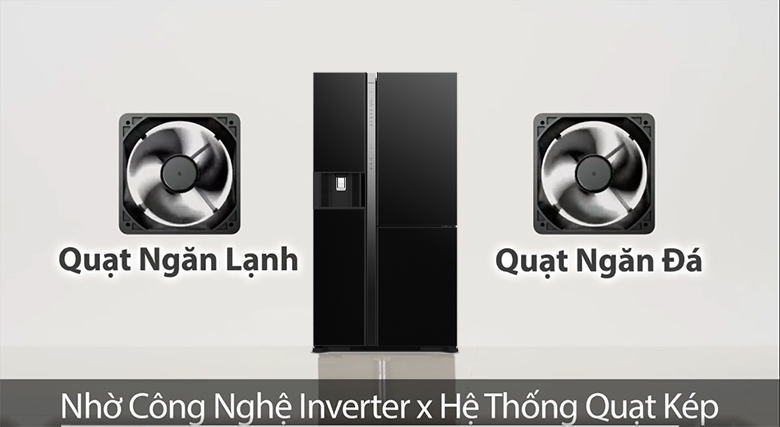 Tủ lạnh Hitachi Inverter 569 lít R-MX800GVGV0 GMG Tủ lạnh Hitachi Inverter 569 lít R-MX800GVGV0 GMG