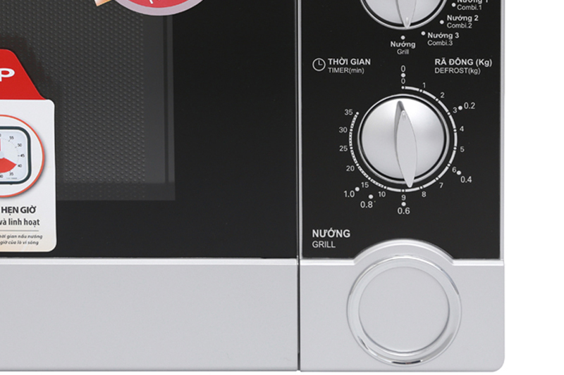 Lò vi sóng có nướng Sharp R-G302VN-S 23 lít Lò vi sóng có nướng Sharp R-G302VN-S 23 lít