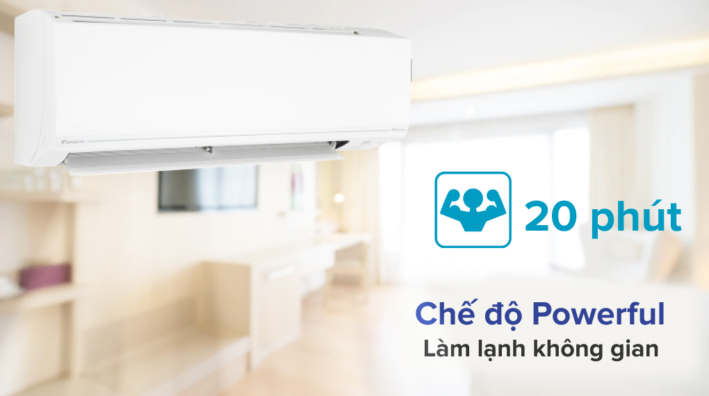Máy lạnh 2 chiều Daikin Inverter 2.5 HP FTHF60VVMV Máy lạnh 2 chiều Daikin Inverter 2.5 HP FTHF60VVMV