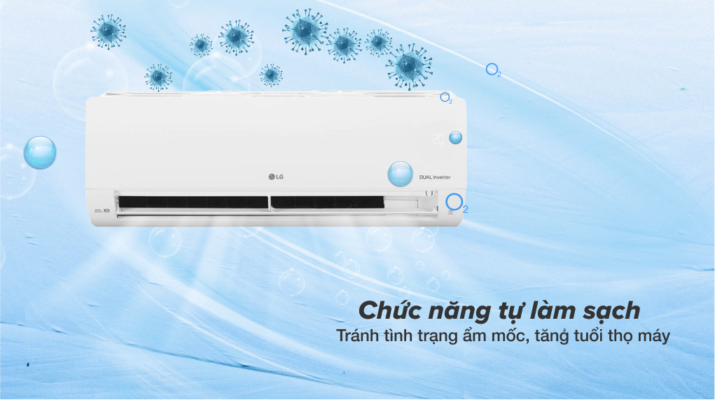 Máy lạnh 2 chiều LG Inverter 1.5 HP B13END1 Máy lạnh 2 chiều LG Inverter 1.5 HP B13END1