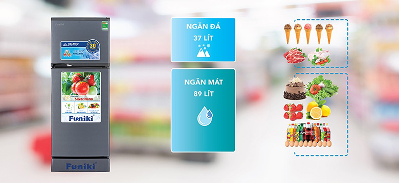 Tủ lạnh Funiki 130 lít FR-132CI Tủ lạnh Funiki 130 lít FR-132CI