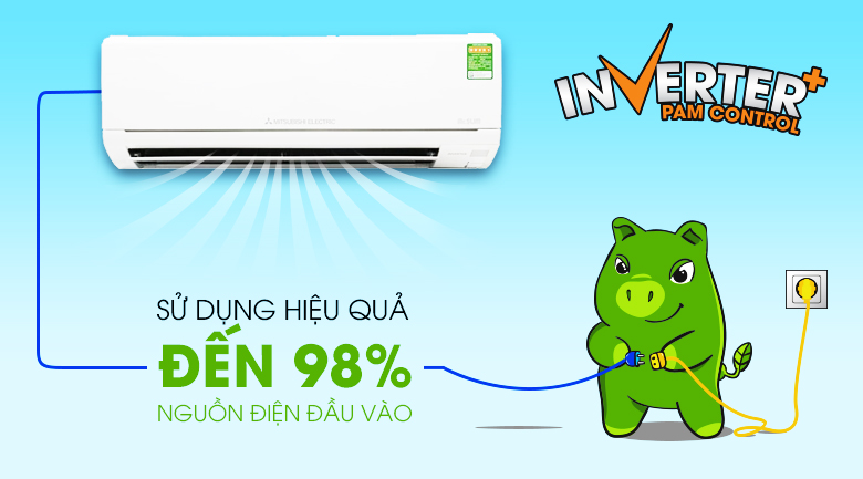 Điều hòa 2 chiều Mitsubishi Electric Inverter 1 HP MSZ-HL25VA Điều hòa 2 chiều Mitsubishi Electric Inverter 1 HP MSZ-HL25VA