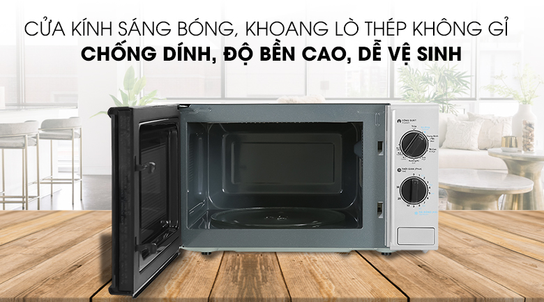 Lò vi sóng Sharp có nướng 20 lít R-G225VN-BK Lò vi sóng Sharp có nướng 20 lít R-G225VN-BK