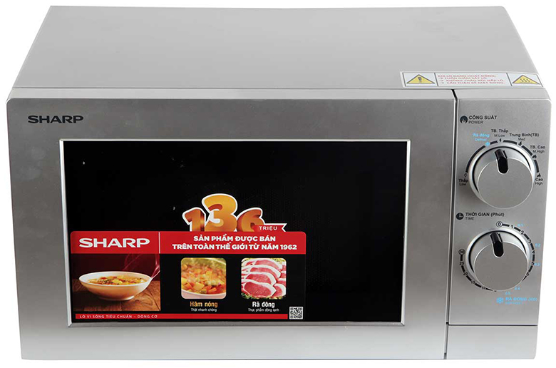 Lò vi sóng Sharp 20 lít R-207VN-SL Lò vi sóng Sharp 20 lít R-207VN-SL