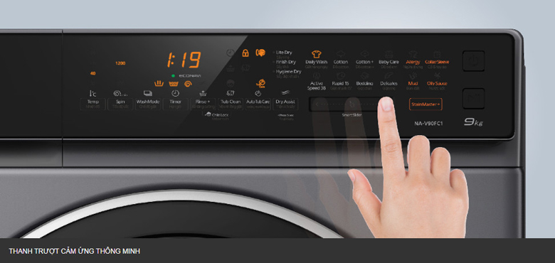 Máy giặt Panasonic Inverter 9kg NA-V90FC1LVT Máy giặt Panasonic Inverter 9kg NA-V90FC1LVT