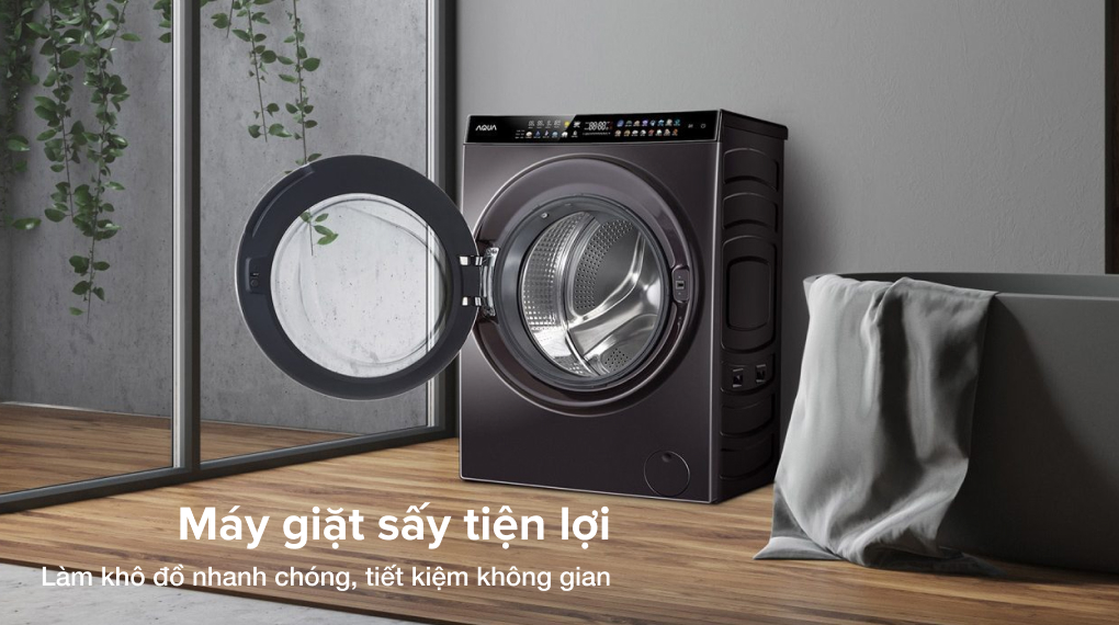 Máy giặt sấy Aqua Inverter 15 Kg AQD-DH1500G PP Máy giặt sấy Aqua Inverter 15 Kg AQD-DH1500G PP