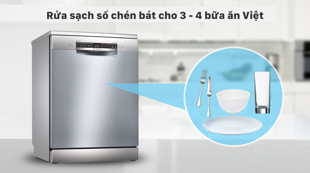 Máy rửa chén độc lập Bosch SMS4HCI48E Máy rửa chén độc lập Bosch SMS4HCI48E
