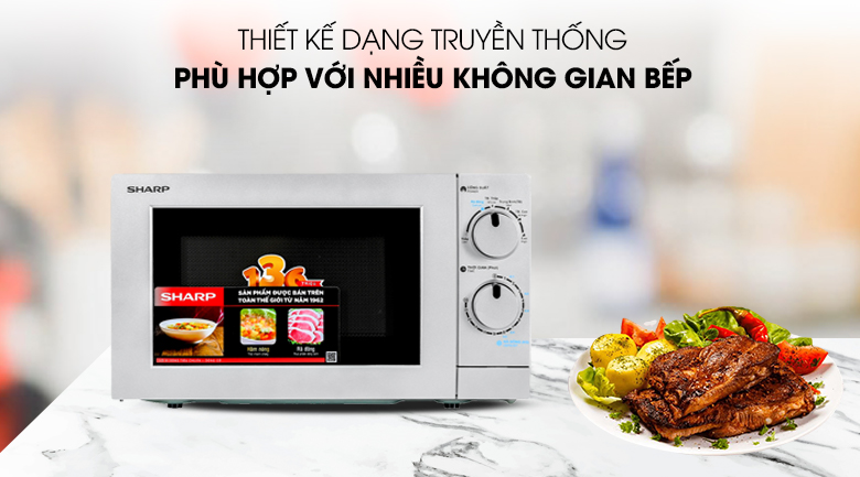 Lò vi sóng Sharp R-209VN-SK 20 lít Lò vi sóng Sharp R-209VN-SK 20 lít