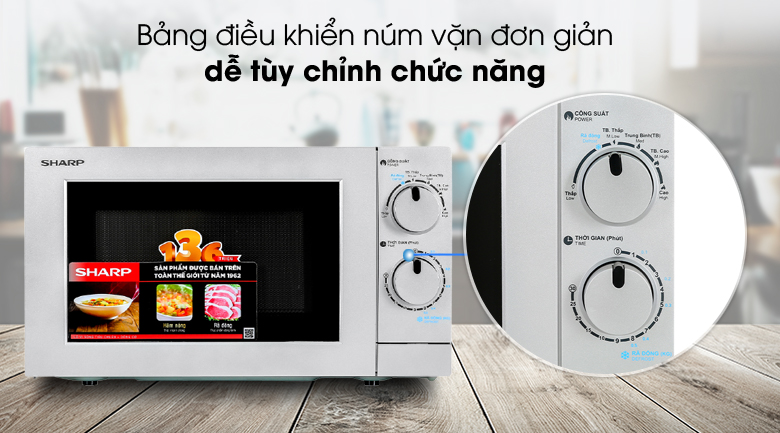 Lò vi sóng Sharp R-209VN-SK 20 lít Lò vi sóng Sharp R-209VN-SK 20 lít