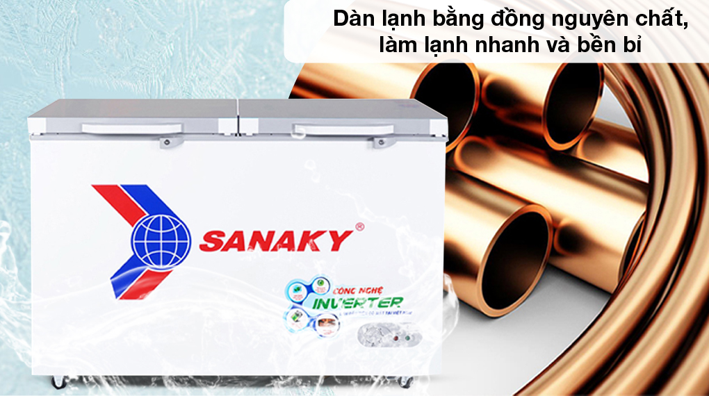 Tủ đông Sanaky Inverter 305 lít VH-4099A4K Tủ đông Sanaky Inverter 305 lít VH-4099A4K