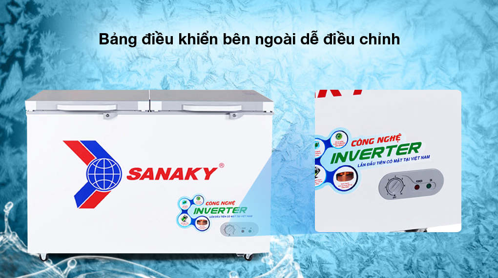 Tủ đông Sanaky Inverter 305 lít VH-4099A4K Tủ đông Sanaky Inverter 305 lít VH-4099A4K