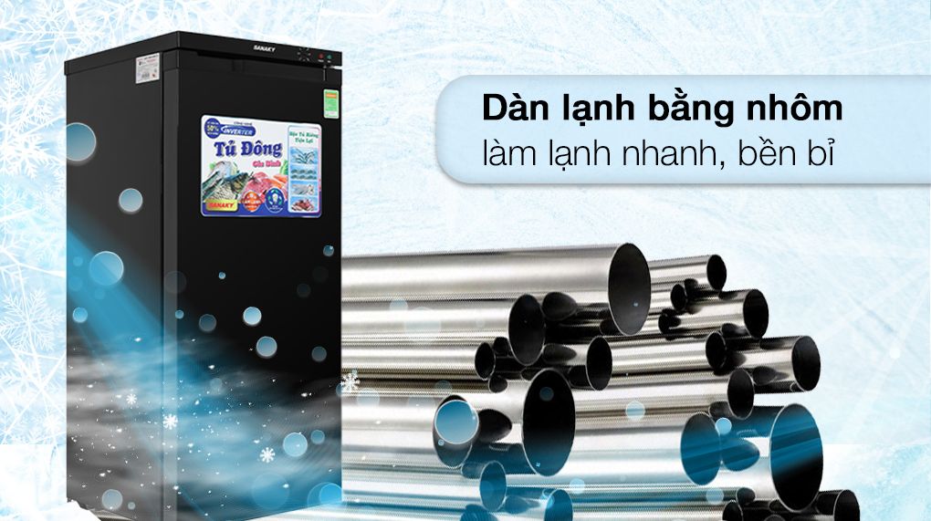 Tủ đông Sanaky Inverter 150 lít VH-180VD3 Tủ đông Sanaky Inverter 150 lít VH-180VD3