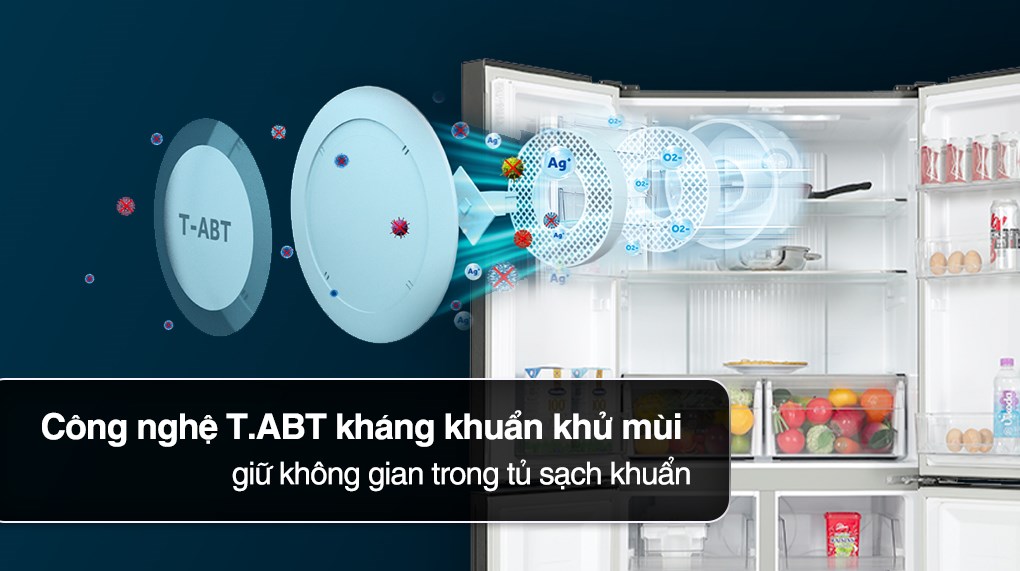 Tủ lạnh Aqua Inverter 456 lít AQR-M525XA(FB) Tủ lạnh Aqua Inverter 456 lít AQR-M525XA(FB)