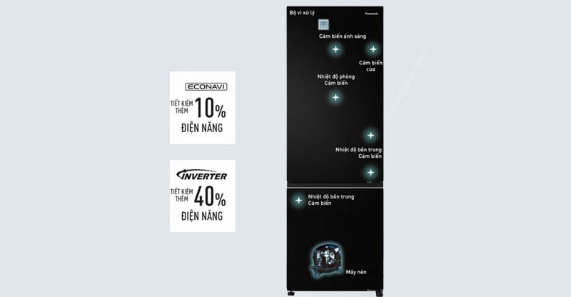 Tủ Lạnh Panasonic Inverter 300 lít NR-BV331BPKV Tủ Lạnh Panasonic Inverter 300 lít NR-BV331BPKV