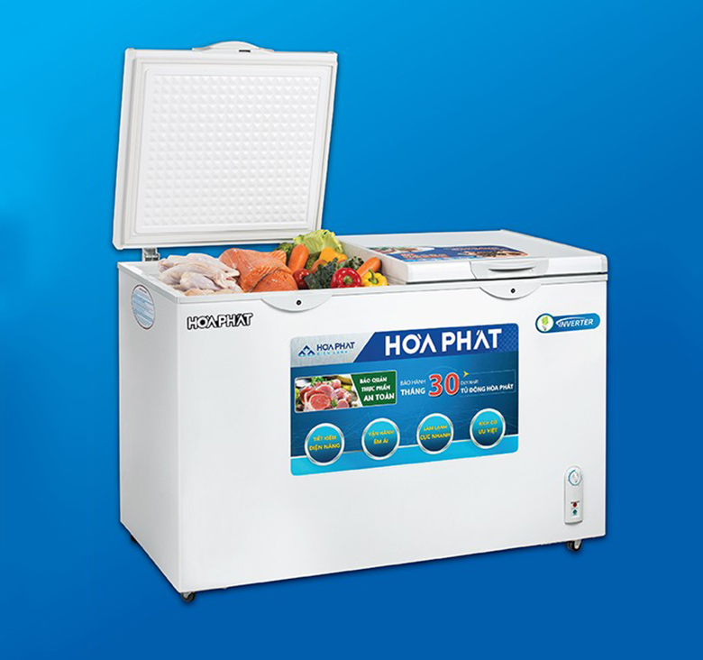 Tủ đông Hòa Phát Inverter 205 lít HCFI 506S2Đ2 Tủ đông Hòa Phát Inverter 205 lít HCFI 506S2Đ2