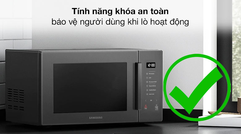 Lò vi sóng có nướng Samsung MG23T5018CK/SV 23 Lít Lò vi sóng có nướng Samsung MG23T5018CK/SV 23 Lít