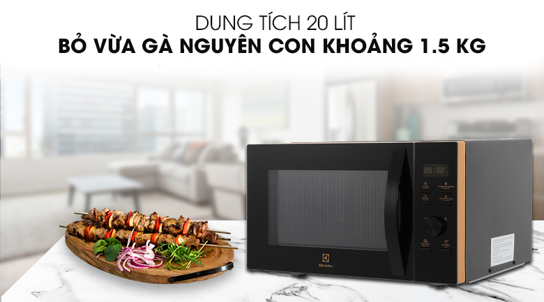 Lò vi sóng có nướng Electrolux EMG25D59EB 25 lít Lò vi sóng có nướng Electrolux EMG25D59EB 25 lít