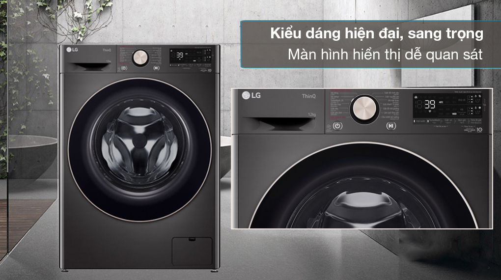 Máy giặt LG Inverter 12 kg FV1412S3BA Máy giặt LG Inverter 12 kg FV1412S3BA