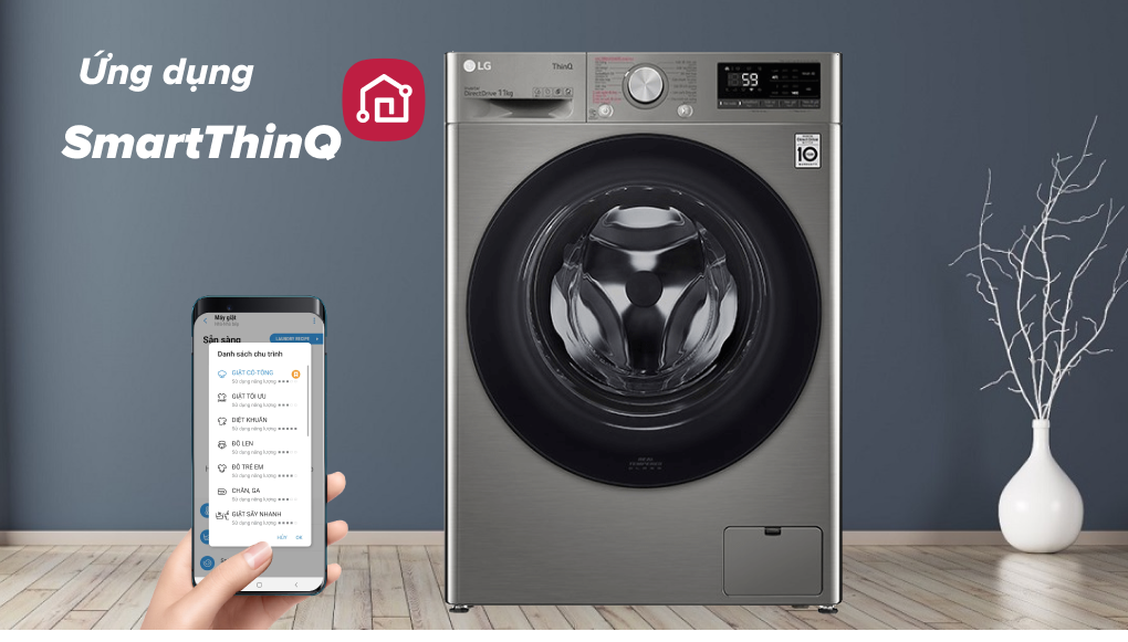 Máy giặt LG Inverter 11 kg FV1411S4P Máy giặt LG Inverter 11 kg FV1411S4P