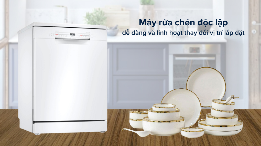 Máy rửa chén độc lập Bosch SMS2ITW04E Máy rửa chén độc lập Bosch SMS2ITW04E