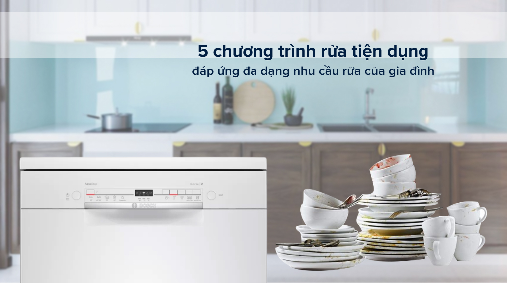 Máy rửa chén độc lập Bosch SMS2ITW04E Máy rửa chén độc lập Bosch SMS2ITW04E