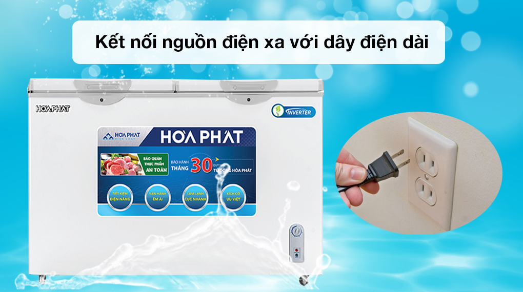 Tủ đông Hòa Phát 271 lít HCFI 656S2Đ2 Tủ đông Hòa Phát 271 lít HCFI 656S2Đ2