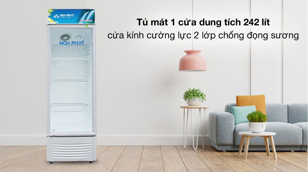 Tủ mát Hòa Phát 242 Lít HSC 600F1R1 Tủ mát Hòa Phát 242 Lít HSC 600F1R1