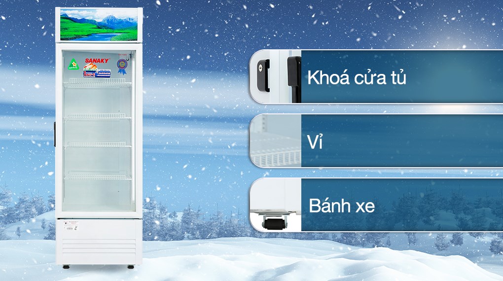 Tủ mát Sanaky 300 lít VH-3089K Tủ mát Sanaky 300 lít VH-3089K