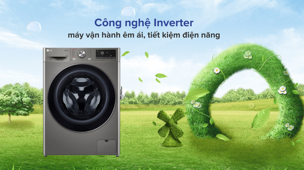 Máy giặt LG Inverter 14 kg FV1414S3P Máy giặt LG Inverter 14 kg FV1414S3P