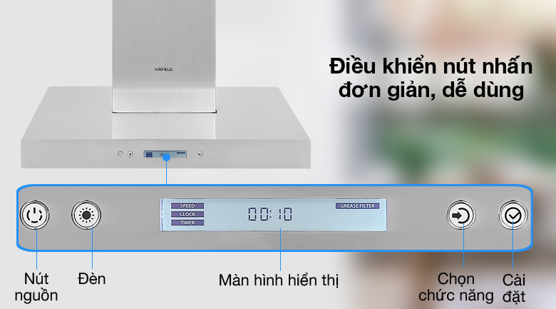 Máy hút mùi áp tường Hafele HH-WI60B (539.81.173) Máy hút mùi áp tường Hafele HH-WI60B (539.81.173)