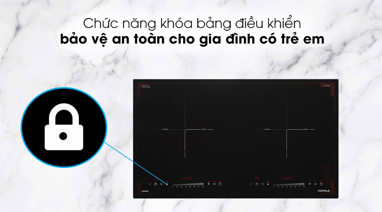 Bếp từ đôi lắp âm Hafele HC-I2732A (536.61.726) Bếp từ đôi lắp âm Hafele HC-I2732A (536.61.726)