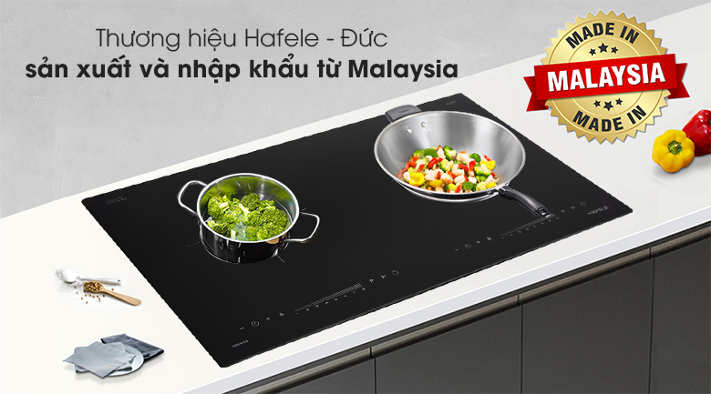 Bếp từ đôi lắp âm Hafele HC-I2732A (536.61.726) Bếp từ đôi lắp âm Hafele HC-I2732A (536.61.726)