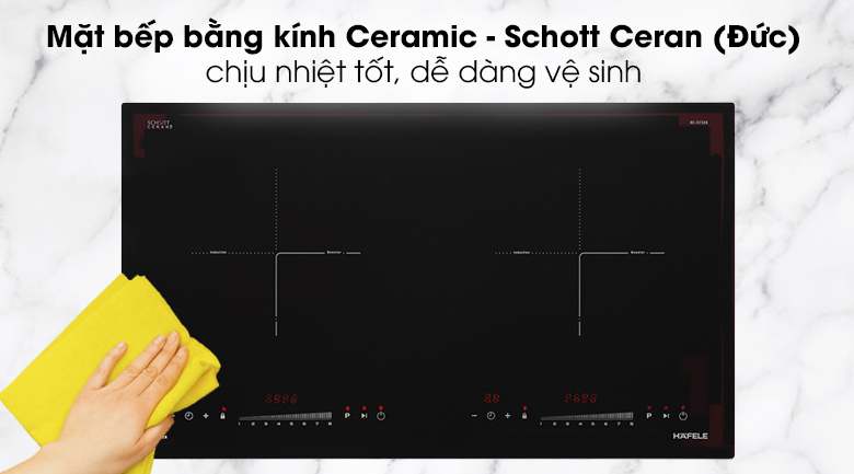 Bếp từ đôi lắp âm Hafele HC-I2732A (536.61.726) Bếp từ đôi lắp âm Hafele HC-I2732A (536.61.726)