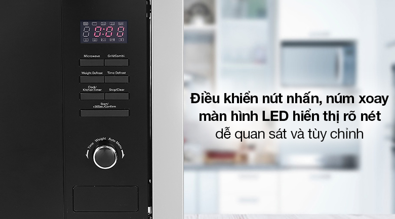 Lò vi sóng có nướng lắp âm Hafele HM-B38A (535.34.000) 25 lít Lò vi sóng có nướng lắp âm Hafele HM-B38A (535.34.000) 25 lít