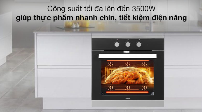 Lò nướng âm Hafele HO-K60B (534.05.581) 65 lít Lò nướng âm Hafele HO-K60B (534.05.581) 65 lít