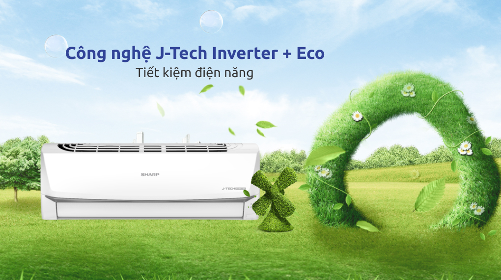 Máy lạnh Sharp Inverter 1 HP AH-X10ZEW Máy lạnh Sharp Inverter 1 HP AH-X10ZEW